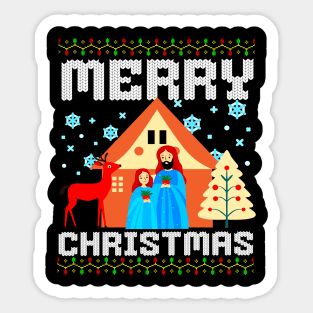 Ugly Sweater Christmas Sticker